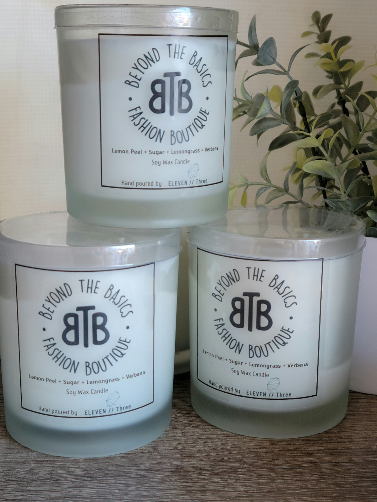 Lemon Peel Sugar Candle