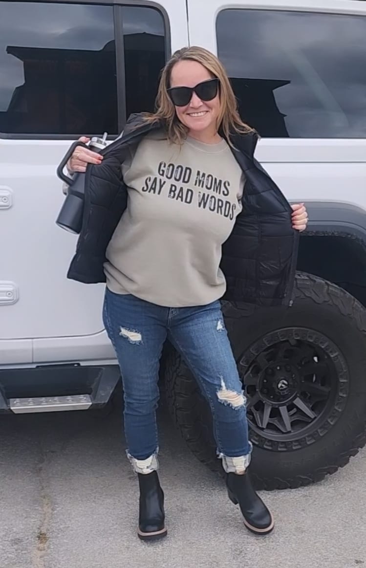 Good Moms Say Bad Words Sweatshirt