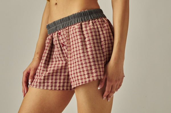 Plaid Boxer Short