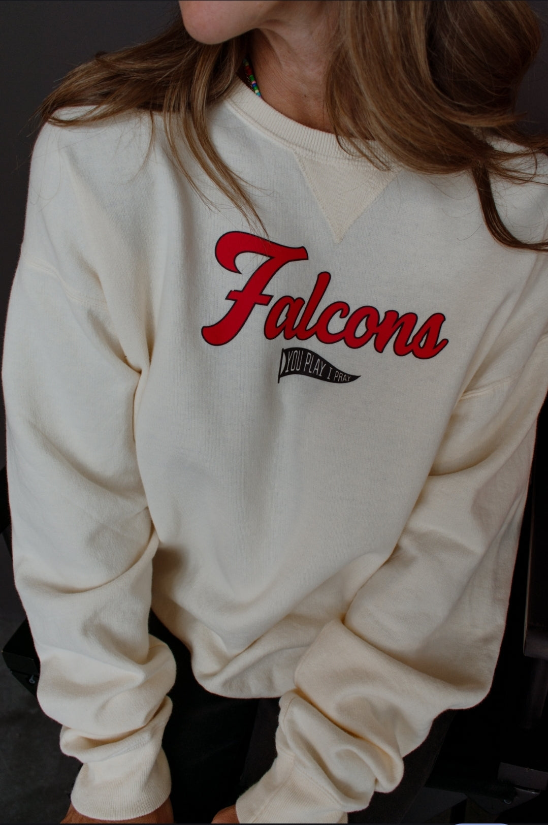 Falcons Flag Crew Neck