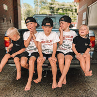 THE ALL AMERICAN RACES TEE - CREAM