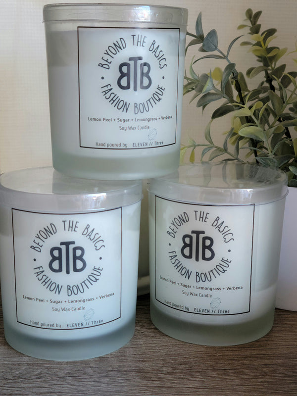Lemon Peel Sugar Candle
