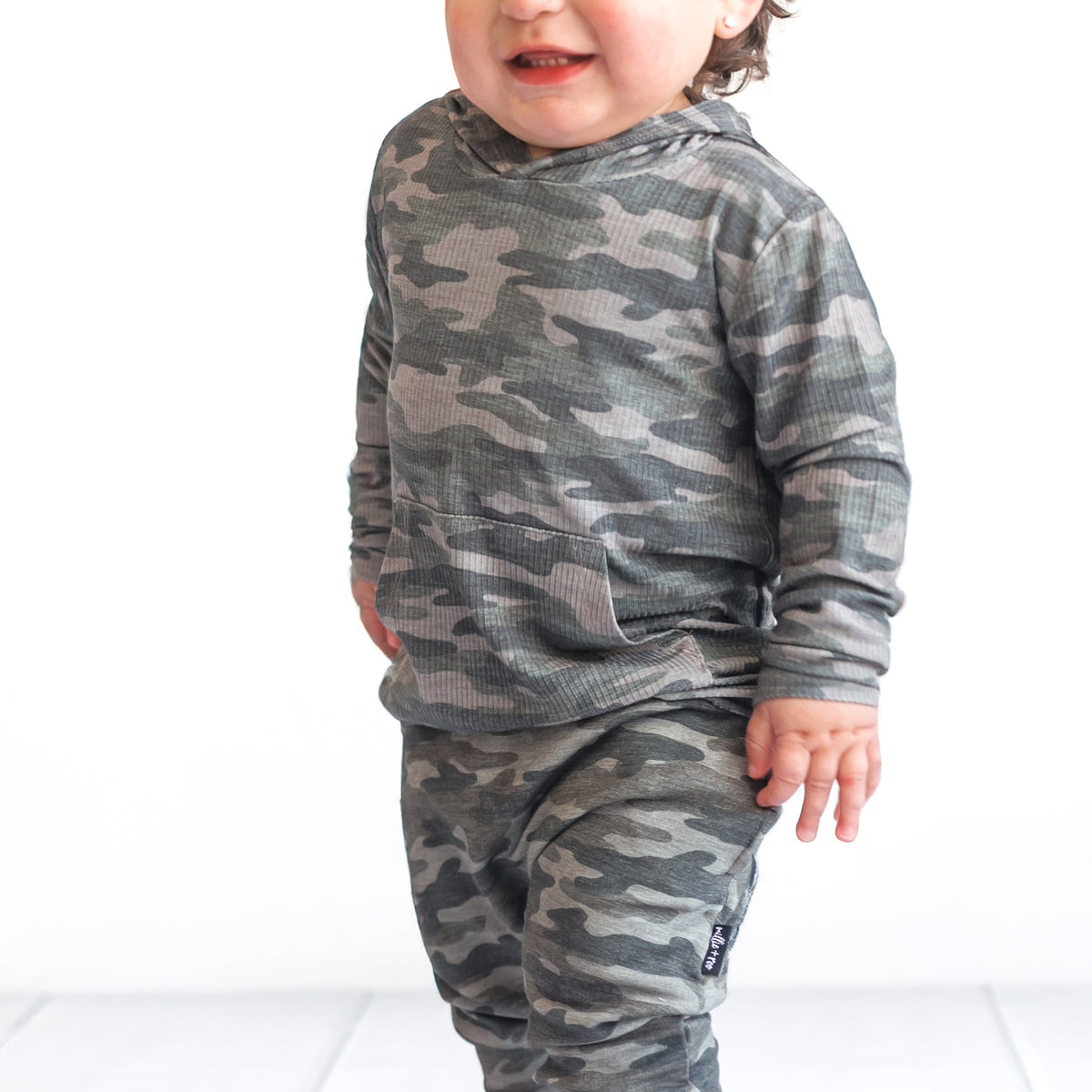 LONG SLEEVE HOODIE- Chris Camo