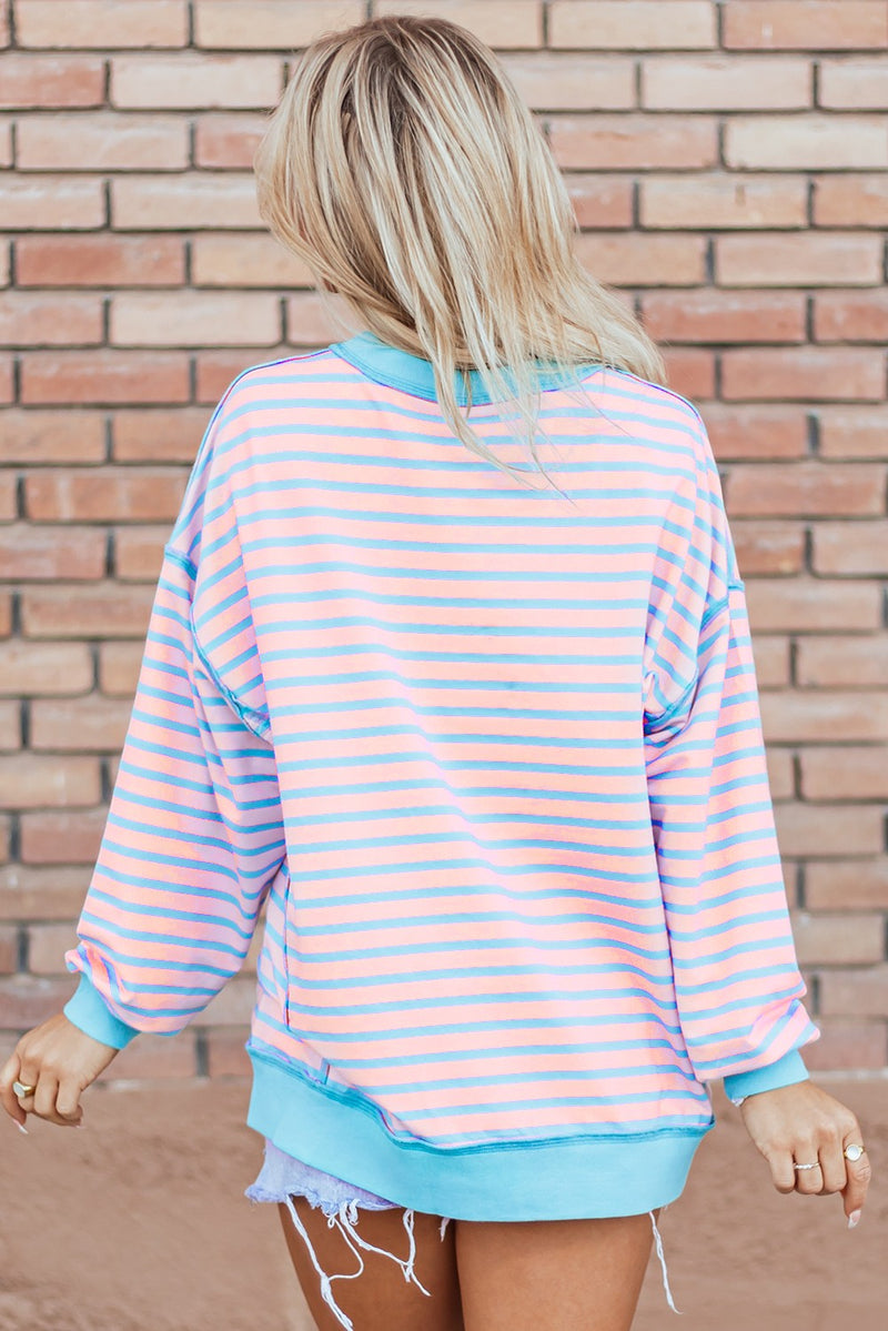 Vivid Stripes Pullover