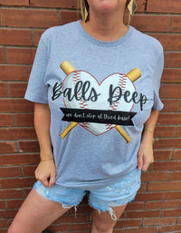 Balls Deep in Baseball, grey