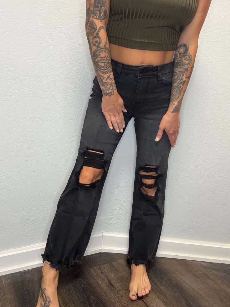 Black Envy Distressed Jeans