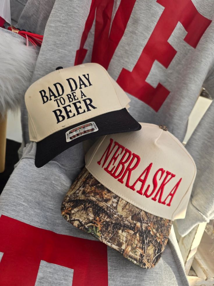 Camo Bill - NEBRASKA Embroidered Hat