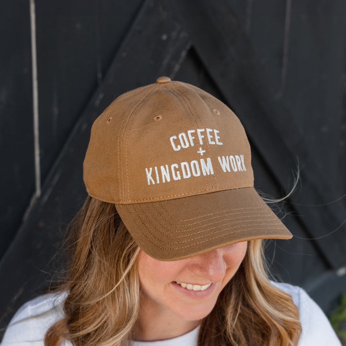 Coffee + Kingdom Work™ Hat - Camel
