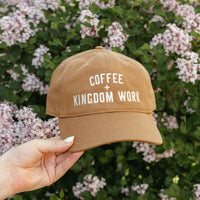 Coffee + Kingdom Work™ Hat - Camel