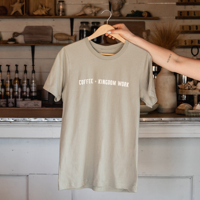 Coffee + Kingdom Work™ Tee - Sage
