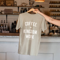 Coffee + Kingdom Work™ Tee - Sage