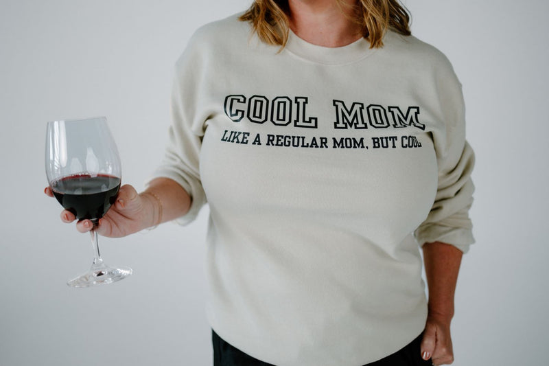 Cool Mom - Tan Sweatshirt