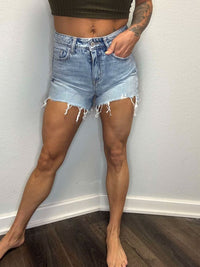 Daisy's Distressed Denim Shorts