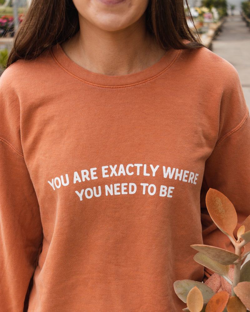 Exactly Where You Need to Be Crew