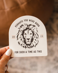 For Such a Time as This Esther Lion Sticker