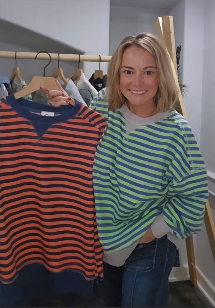 Frame Stripe Top