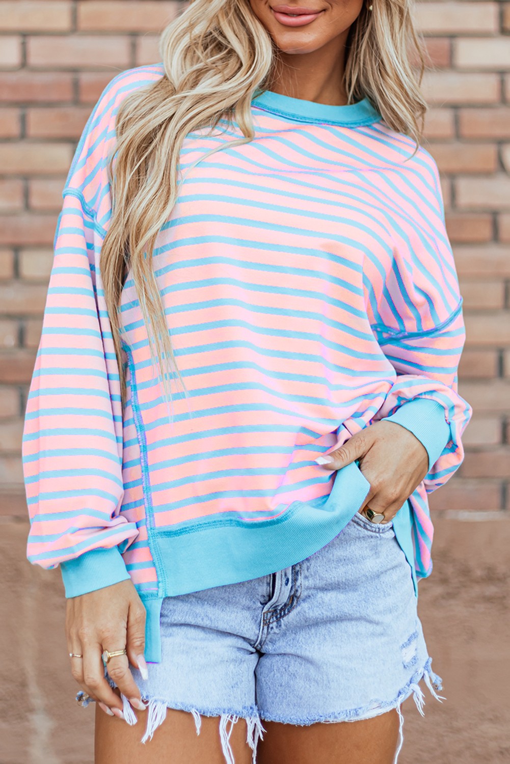 Vivid Stripes Pullover