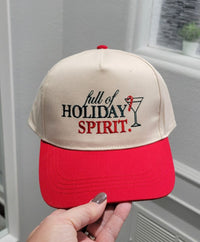 Full of Holiday Spirit Embroidered Hat