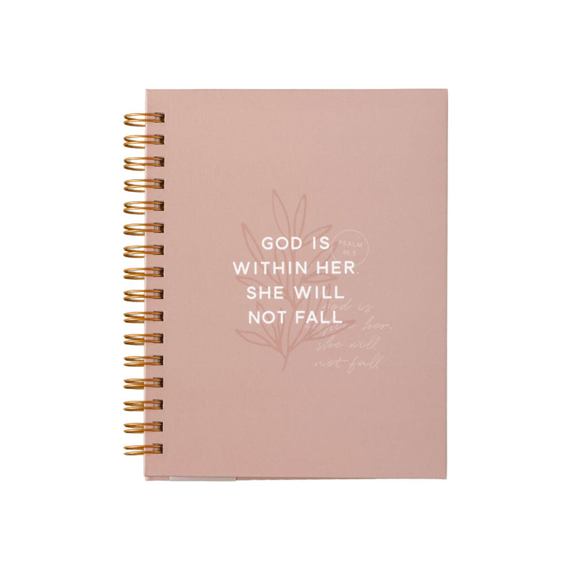 God is Within Her Hardcover Journal