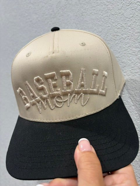 Baseball Mom Embroidered Hat