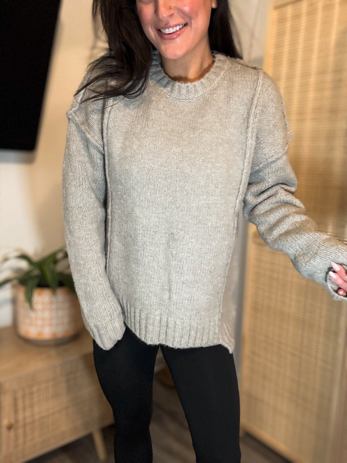 Francesca's Fuzzy Sweater