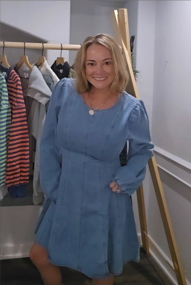 Indigo Edge Mini Dress