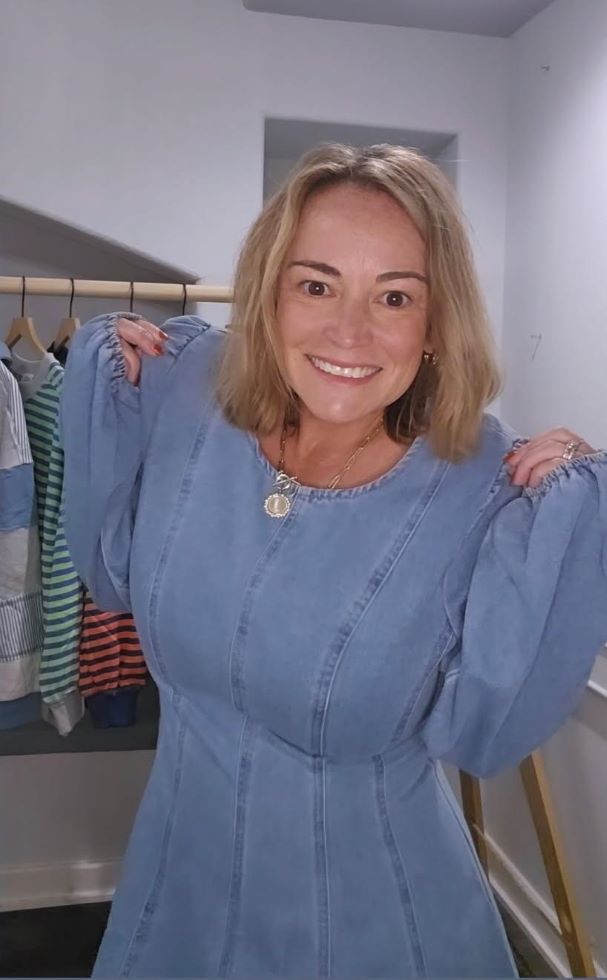 Indigo Edge Mini Dress
