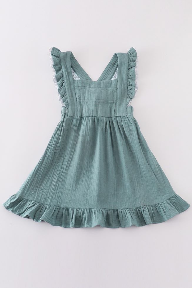 KIDS - Blue Breeze Ruffle Dress