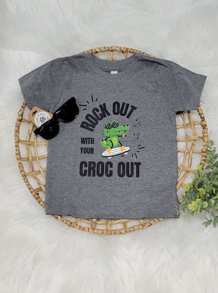 KIDS-Rock out with your Croc out, Grey