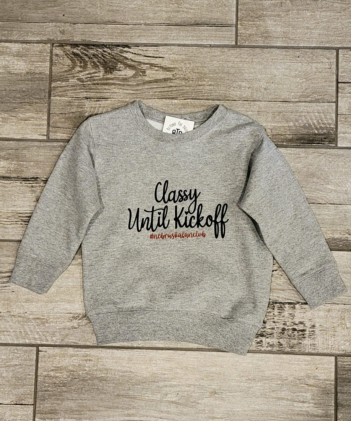 KIDS - Classy til Kickoff Sweatshirt, Grey
