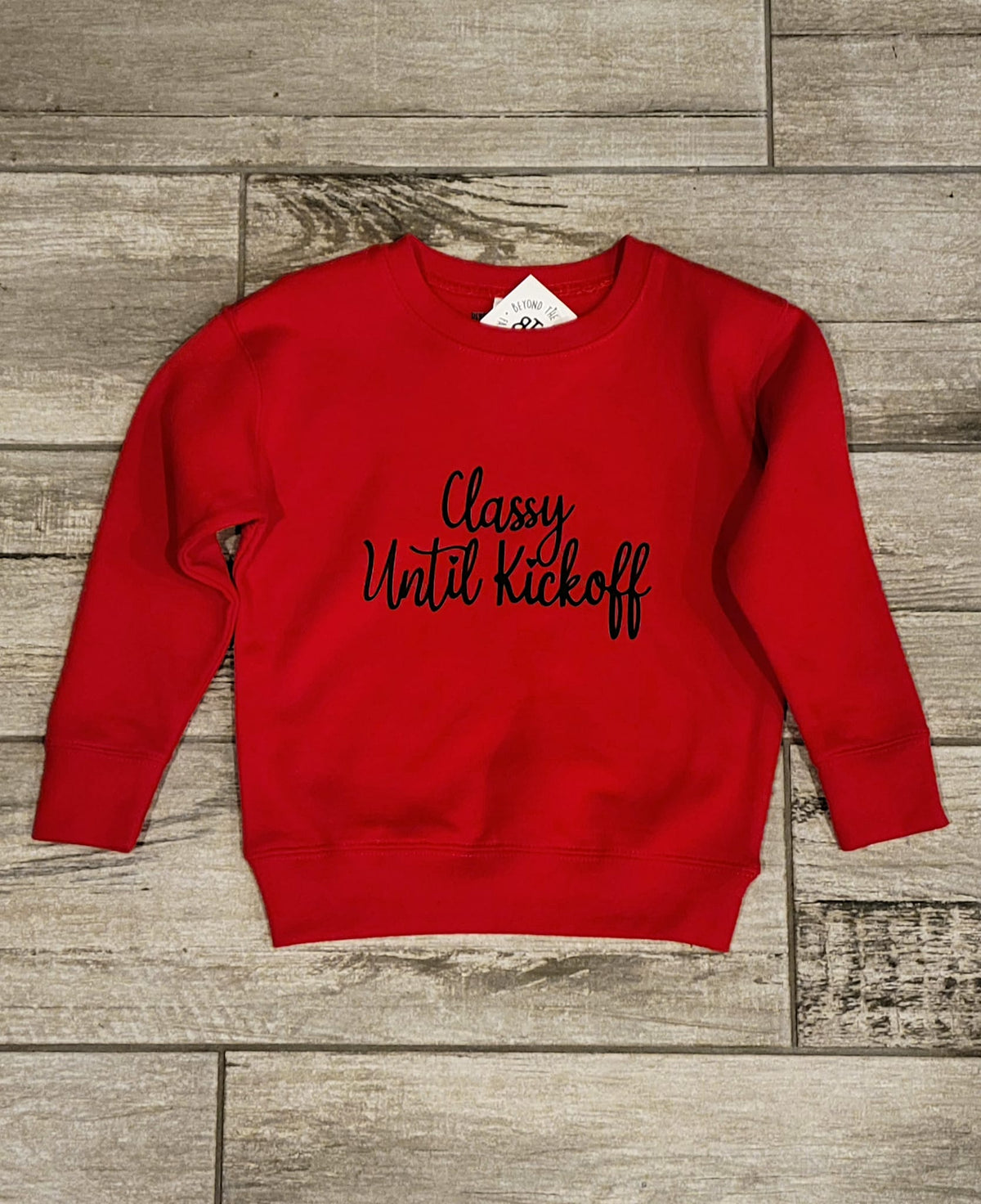 KIDS - Classy til Kickoff Sweatshirt, Red