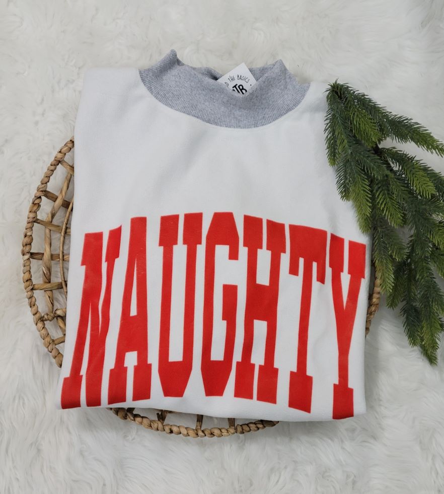 Naughty - Nice Reversible Sweatshirt