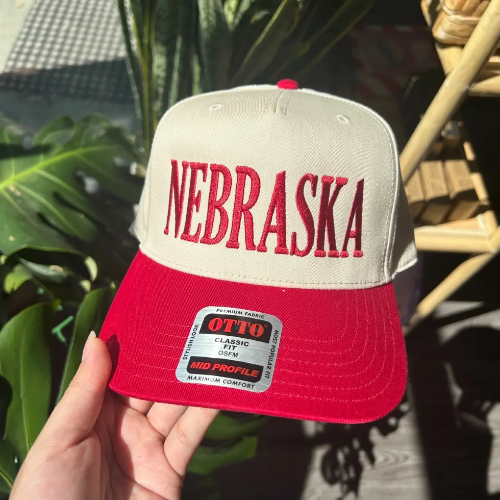 Nebraska Embroidered Hat