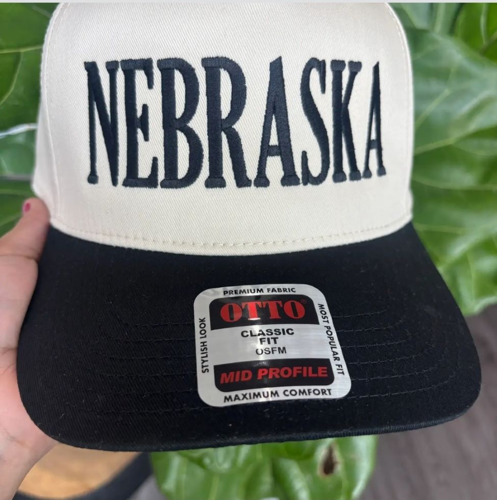 Nebraska Embroidered Hat