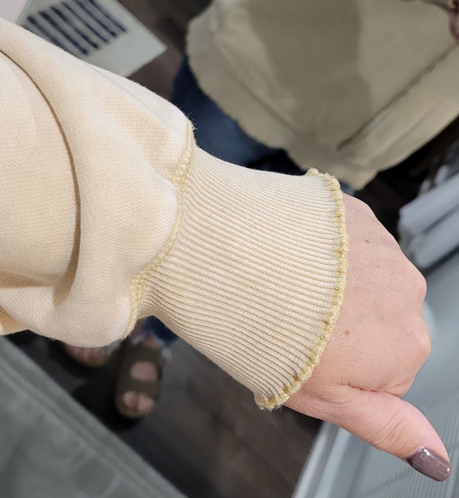 Oversized Waffle Knit Top