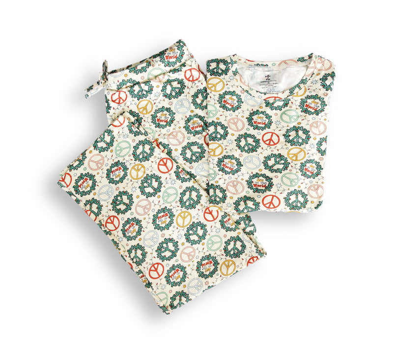 MEN'S PAJAMA SET- Christmas Peace