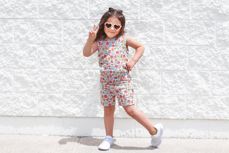 BAMBOO JOGGER SHORTS- Groovy Summer