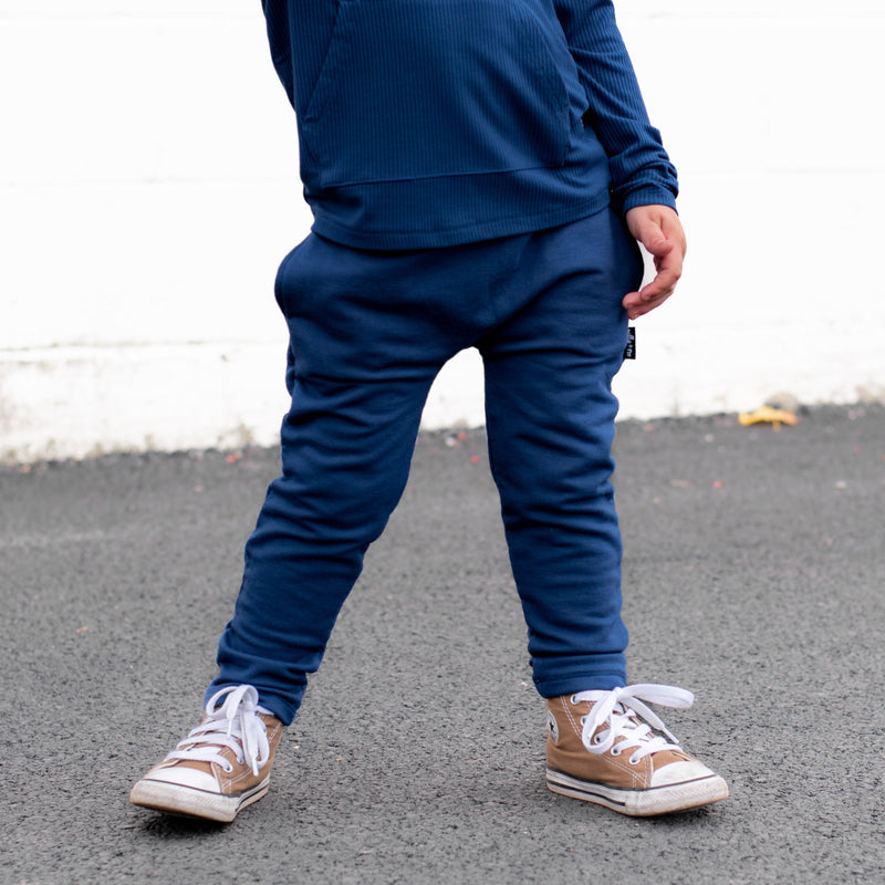 HAREM PANTS- Navy