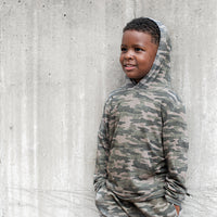 LONG SLEEVE HOODIE- Chris Camo