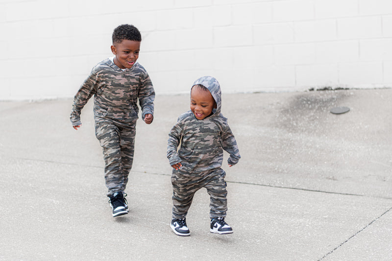 LONG SLEEVE HOODIE- Chris Camo