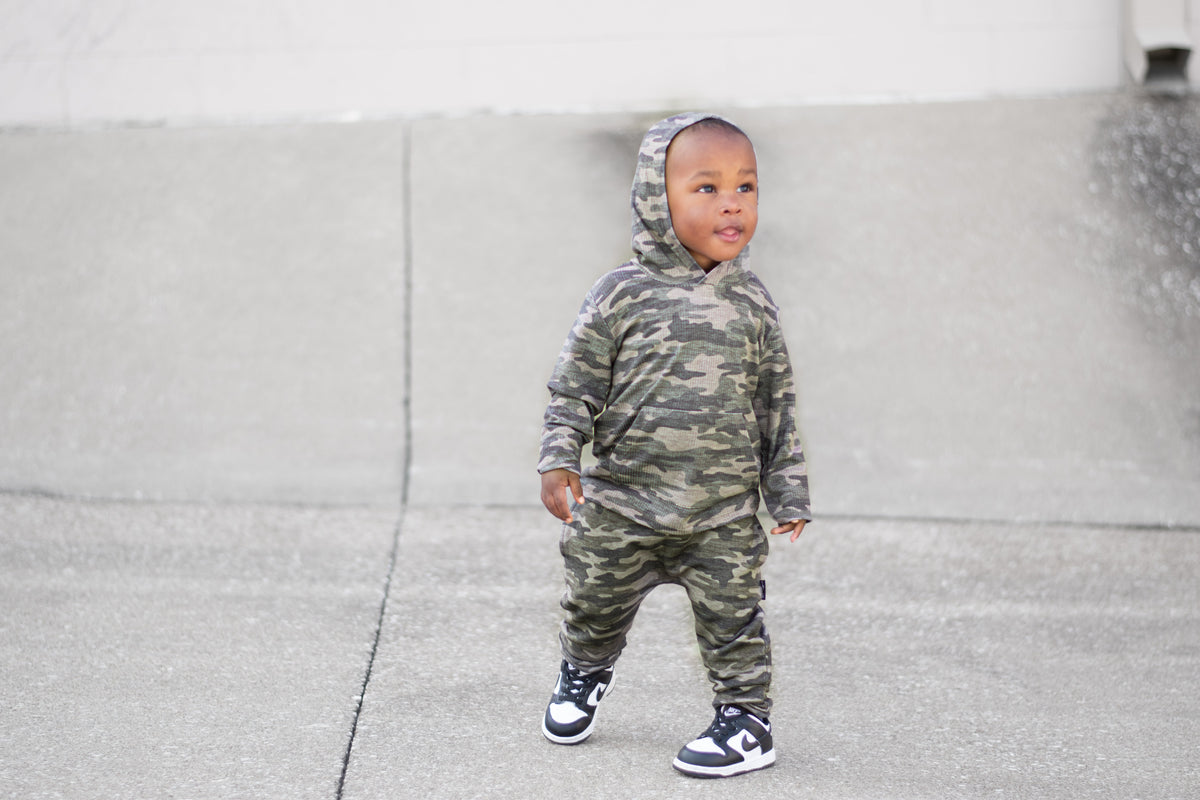 LONG SLEEVE HOODIE- Chris Camo