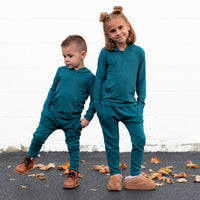 HAREM PANTS- Peacock