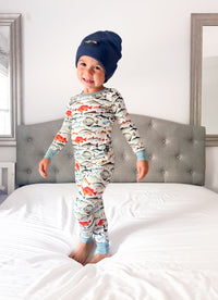 BAMBOO CUFF BEANIE- Navy