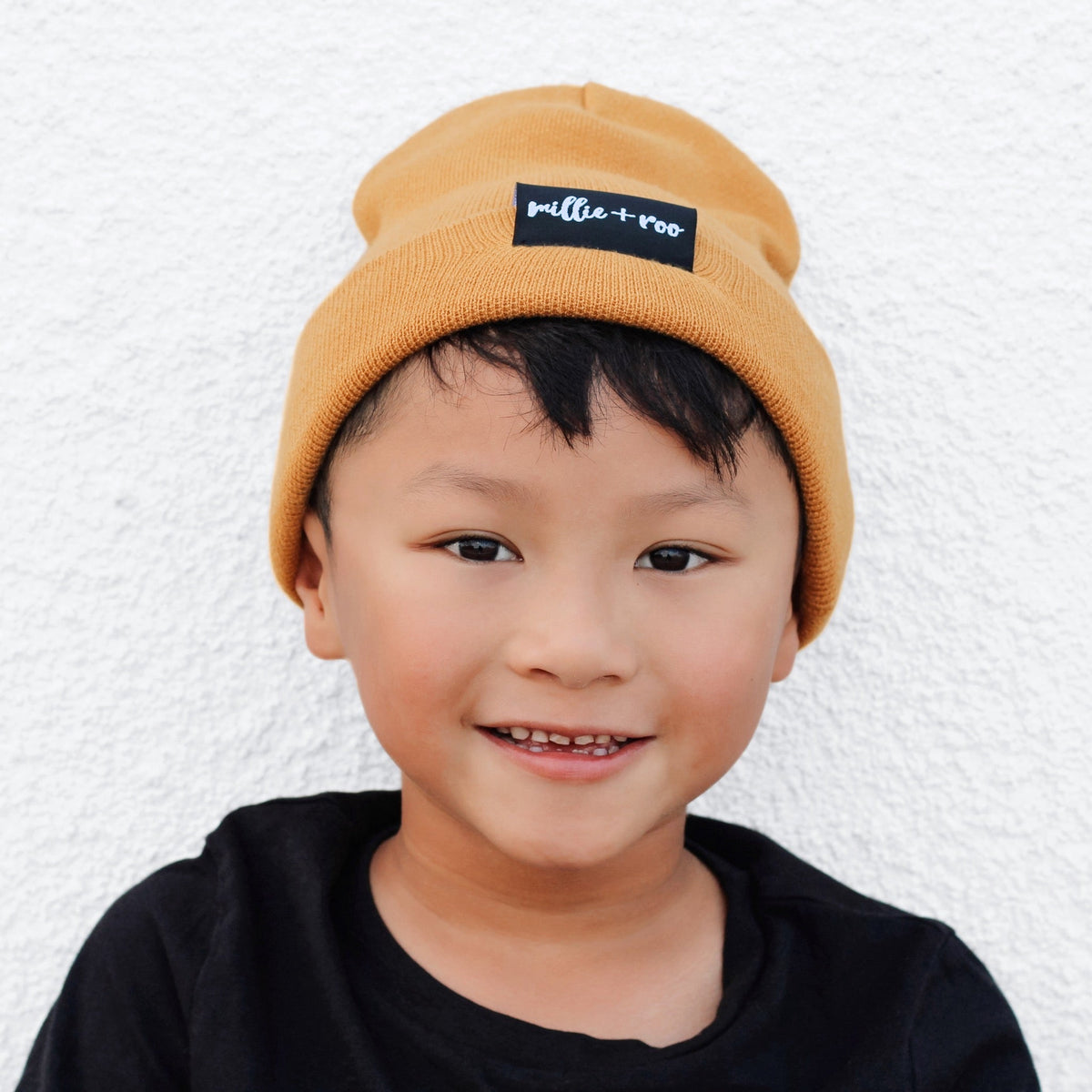 BAMBOO CUFF BEANIE- Honey Mustard