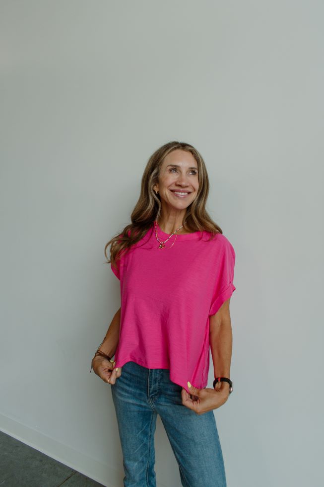 Round Neck Short Sleeve Tee
