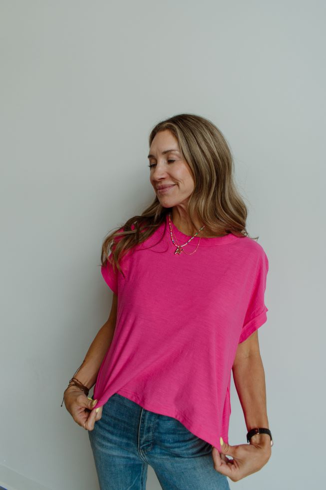 Round Neck Short Sleeve Tee