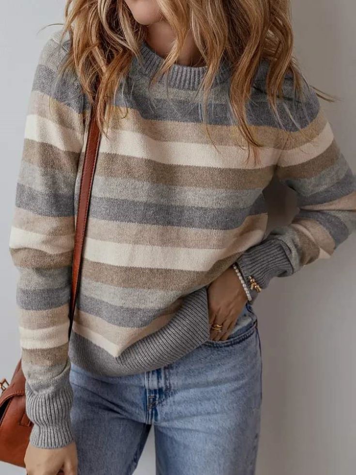 Savannah's Striped Sweater