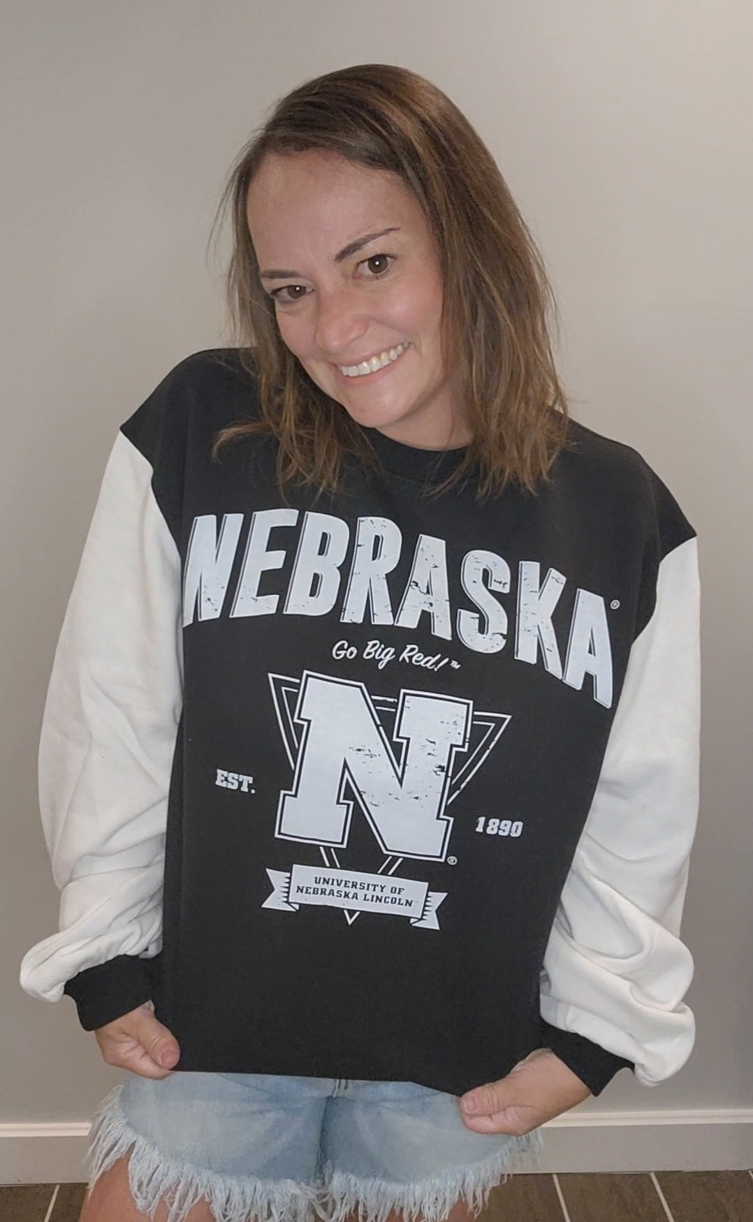 Nebraska Block Sweatshirt