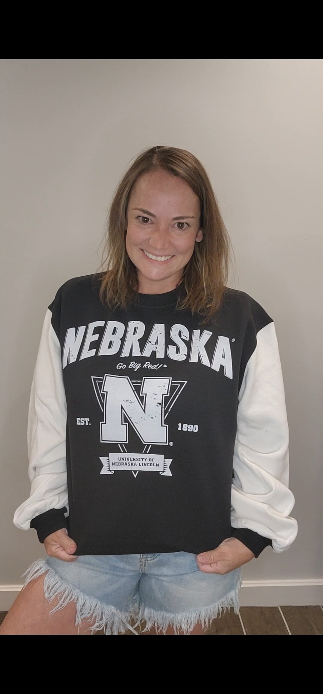 Nebraska Block Sweatshirt