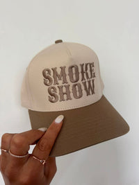 Smoke Show Embroidered Hat